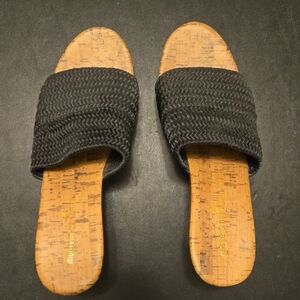 Montego Bay Club Black Cork Sandals